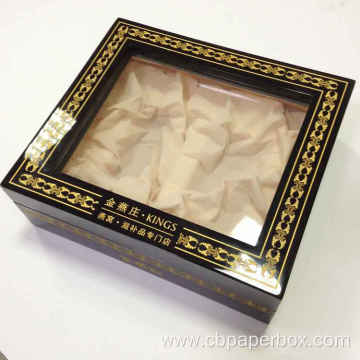 High End Glossy Wooden Gift Box For Cubilose